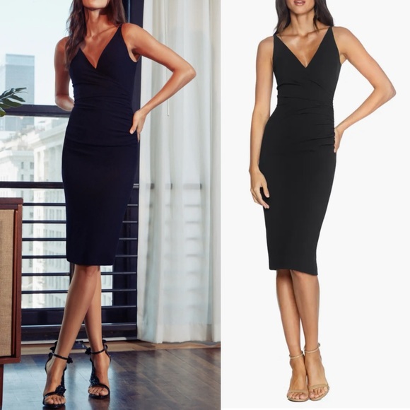 Anita Crepe Cocktail Dress
Dress the Population black size L Large - Picture 3 of 10